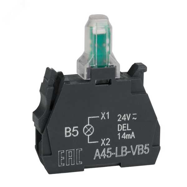 Блок световой OptiSignal D22 A45-LB-VB5 желтый 24VACDC ZBVB5 332204