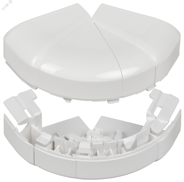 DLP Угол внешний изменяемый для кабель-канала 105х50мм (60-120град) белый 010619