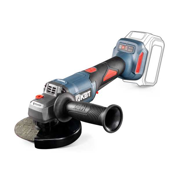 Угловая шлифовальная машина GB-20-125R без АКБ и  ЗУ серия ПРОФИ