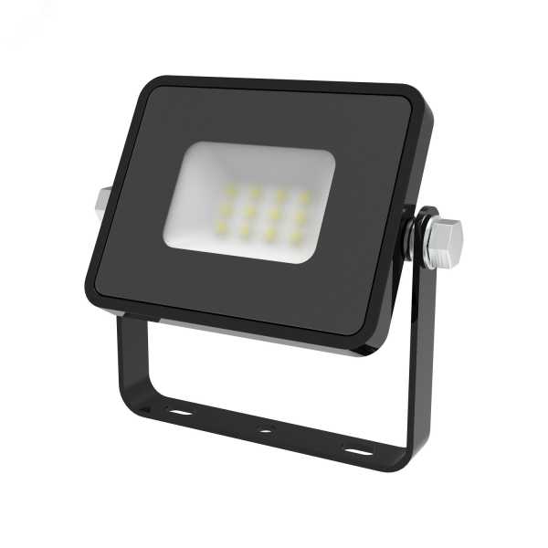 Прожектор LED Qplus 10W IP65 6500К черный 1/60 613511310