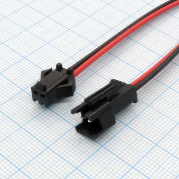 SM connector F/M 2P*150mm 22AWG