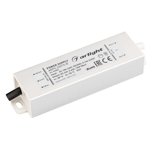 Блок питания ARPV-24015-B (24V, 0.6A, 15W) 022897