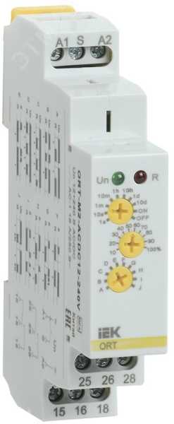 Реле времени ORT многофункциональное 2 конт. 12-240 В AC/DC ORT-M2-ACDC12-240V