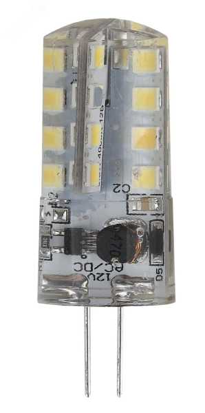 Лампочка светодиодная STD LED JC-3W-12V-827-G4 G4 3Вт капсула теплый белый свет Б0033193