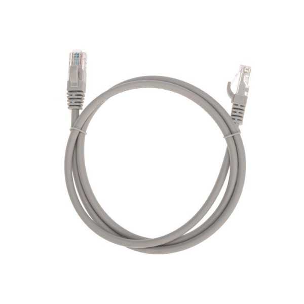 Патч-корд U/UTP CAT 6 RJ45-RJ45 26AWG LSZH сер. 1м 02-0290-1