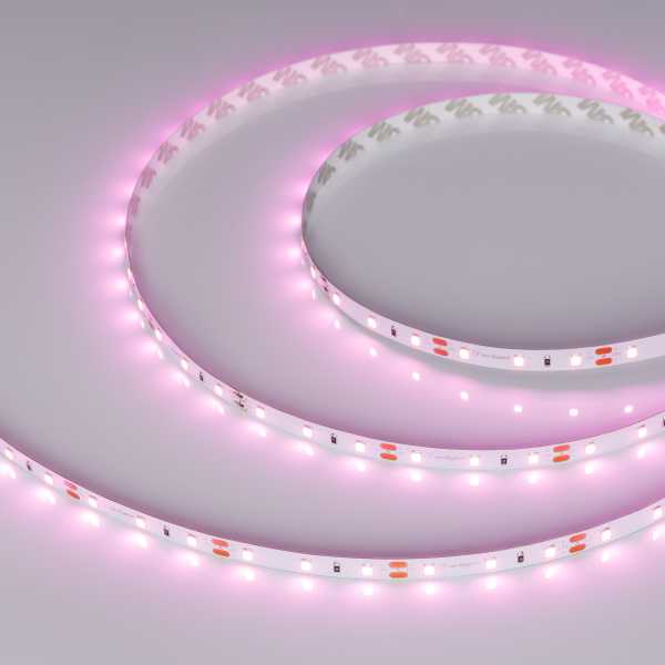 Лента RT-A60-8mm 12V Pink (4.8 W/m, IP20, 2835, 5m) 013571(2)