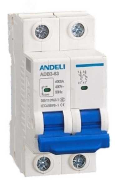 АВТ. ВЫКЛ. ADB3-63/2P 16A 6KA Х-КА C (AN