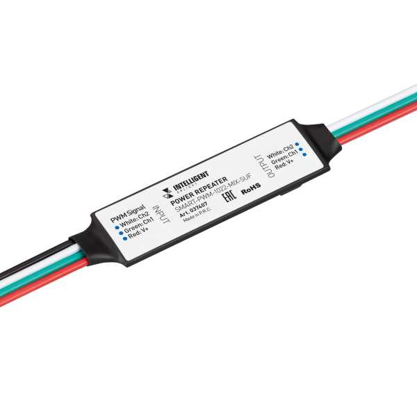 INTELLIGENT ARLIGHT Усилитель SMART-PWM-1022-MIX-SUF (12-24V, 2x2.5A) 037407