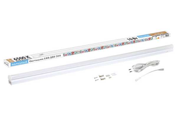 Светильник LED ДПО 2001 10 Вт, 6500К, IP40, Народный SQ0329-0114