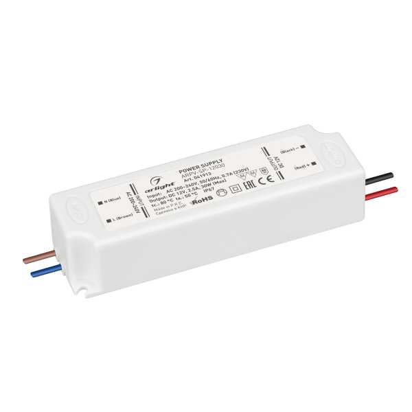 Блок питания ARPV-SP-12030 (12V, 2.5A, 30W) 041913