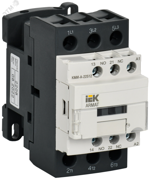 Контактор КМИ-А-22512 LC1D 25А кат. 230В AC 1НО+1НЗ AC-3 AR-ACC-21-025-230-11