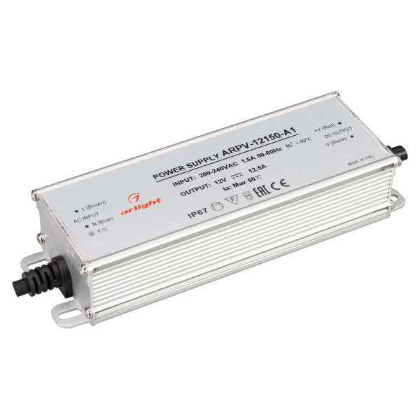 Блок питания ARPV-12150-A1 (12V, 12.5A, 150W) 034206