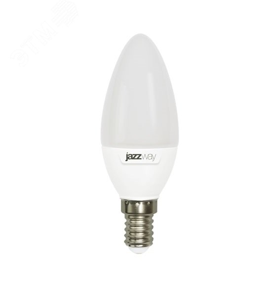 Лампа светодиодная LED 11Вт 230Вт E14 холодный матовый свеча Jazzway 5019218