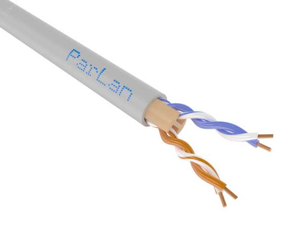 Витая пара ParLan U/UTP Cat 5e PVCLS нг(A)-FRLS 2х2х0.52 119259