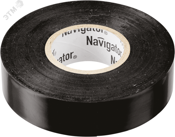 Изолента ПВХ черная 19мм 20м Navigator NIT-A19-20/BL 17357