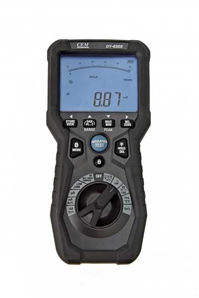 DT-6505 Тестер изоляции&Микроомметр высокого разрешения с функцией Мультиметра TRMS