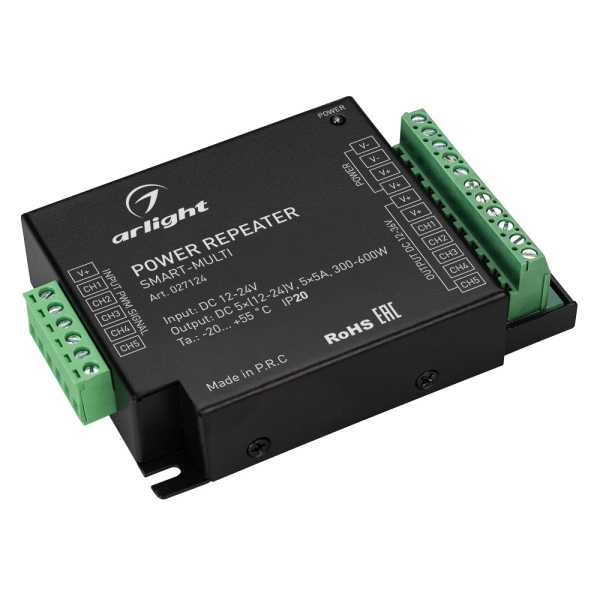 Усилитель SMART-MULTI (12-24V, 5x5A) 027124