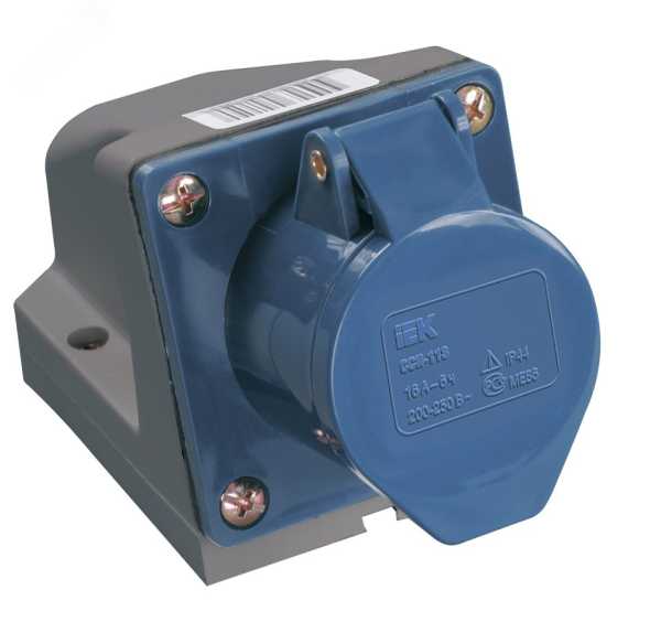 Розетка ОП 32А 220В 2P+PЕ ССИ-123 IP44 PSR11-032-3