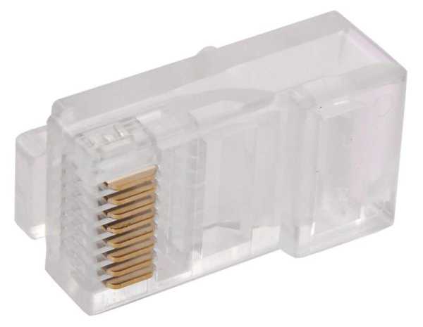 Разъем RJ45 (8P8C) кат.5E UTP CS3-1C5EU-G