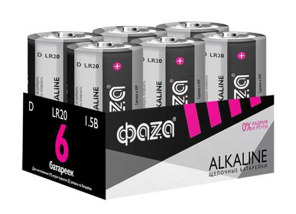 Элемент питания алкалиновый D/LR20 1.5В Alkaline Pack-6 (уп.6шт) 5030633