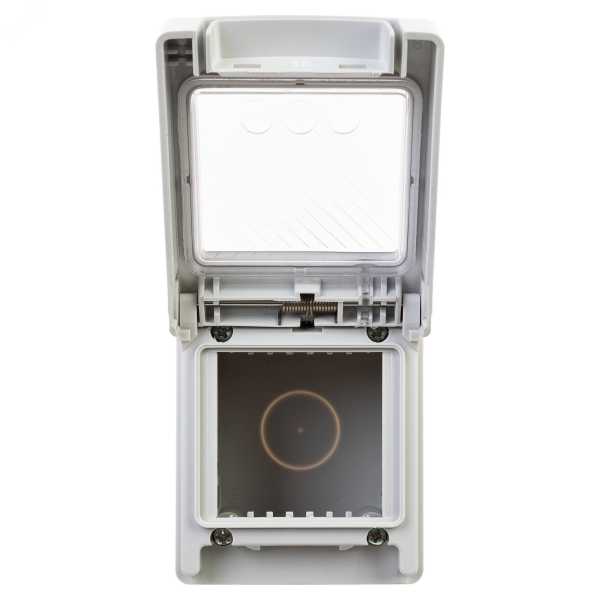 Коробка для настенного монтажа &amp;amp;quot;Avanti&amp;amp;quot;, IP55, серая, 2 модуля 4403932