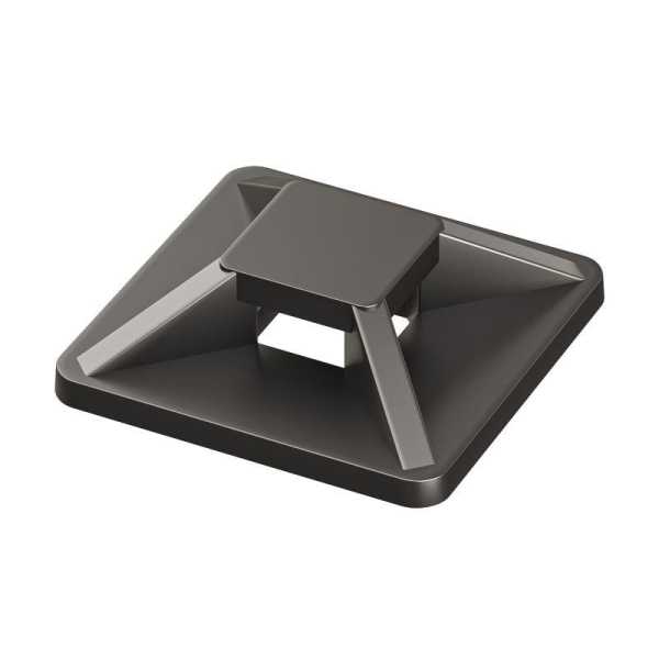 База монтажная самокл. 25х25 двойная (спец.состав) для хомутов шир. до 4.8мм черн. (уп.100шт) 25475SR3MV База монтажная самокл. 25х25 двойная (спец.состав) для хомутов шир. до 4.8мм черн. (уп.100шт) 25475SR3MV