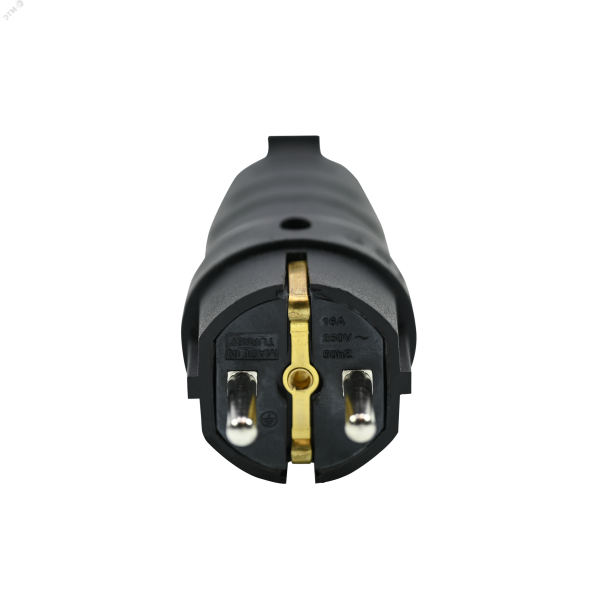 Вилка MultiSet 2К+З 16А/250В IP44 угловая каучуковая черн. SE MST1102BK Вилка MultiSet 2К+З 16А/250В IP44 угловая каучуковая черн. SE MST1102BK