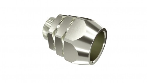 Взрывозащищенная Ex e муфта мет.рукав в гладкой изоляции в оплетке-коробка. DN20 мм. M20х1,5. Никелированная латунь. IP66/67 EXT06014-2020 Взрывозащищенная Ex e муфта мет.рукав в гладкой изоляции в оплетке-коробка. DN20 мм. M20х1,5. Никелированная латунь. IP66/67 EXT06014-2020