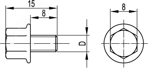 Винт М5х8 (уп.200шт) CM030508