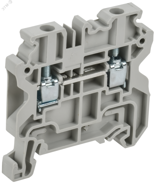 ARMAFIX Колодка клеммная CY4 винтовая 4мм2 проходная серая Ex IEK AF-CT30-00-K03-004-EX