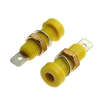 Z032 4MM SOCKET YELLOW