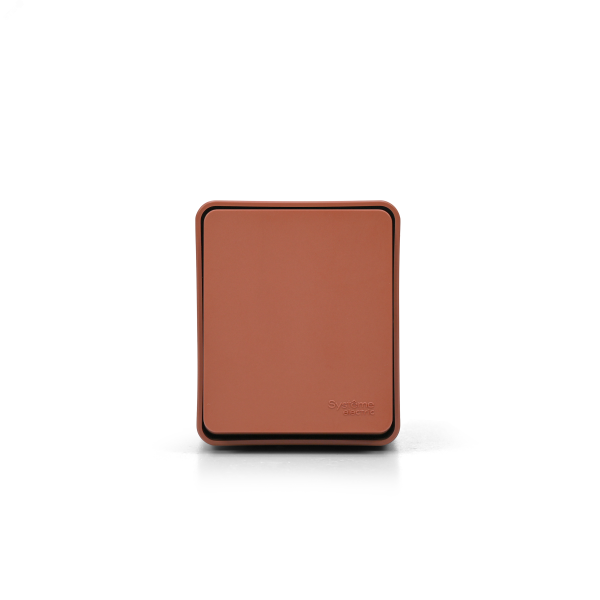 AtlasDesign PROFI IP54 О/У 1-клавишный ПЕРЕКЛЮЧАТЕЛЬ 10 АХ, ТЕРРАКОТОВЫЙ ATN547061