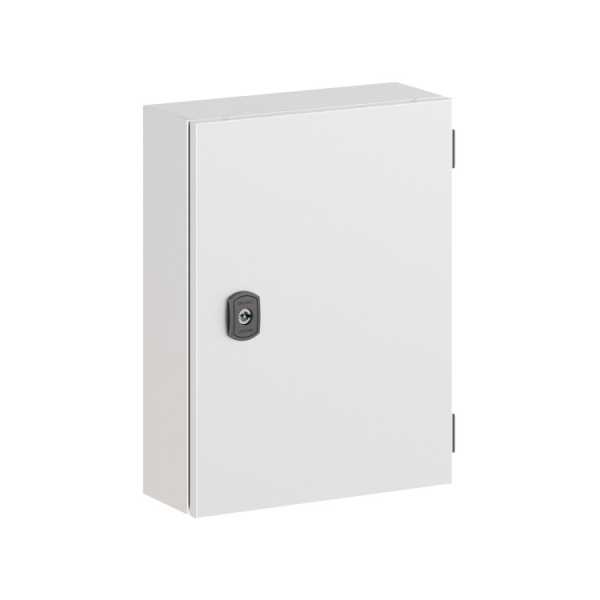 Корпус клеммный металлический SDE ВхШхГ 400x300x120 мм с дверцей R5SDE4312C Корпус клеммный металлический SDE ВхШхГ 400x300x120 мм с дверцей R5SDE4312C