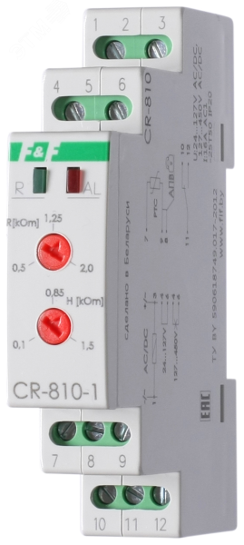 Реле защиты электродвигателей термисторное        CR-810-1 EA05.002.002