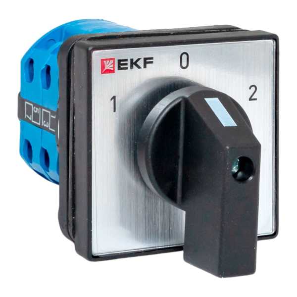 Переключатель кулачковый ПК-1-22 10А 2P -1-0-2- IP65 EKF