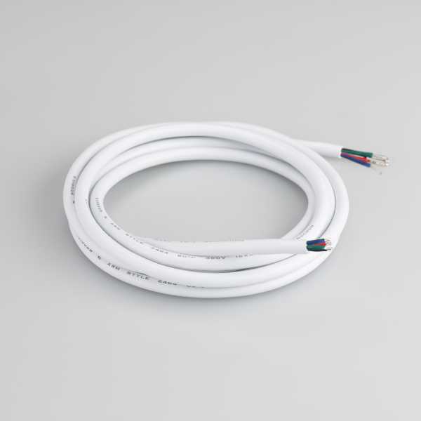 Провод питания ARL-MOONLIGHT-20AWG-4W-D6-CU-2000 White 028125