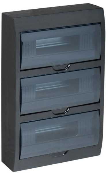 KREPTA 3 Корпус пластиковый ЩРН-П-36 IP41 черный MKP12-N-36-41-K02