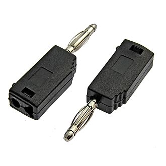 Z027 2MM STACKABLE PLUG BLACK