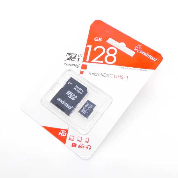 Карта памяти MicroSDXC 128GB 10 класс