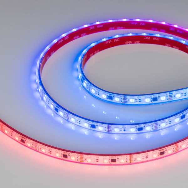 Лента герметичная DMX-PFS-B60-12mm 12V RGB-PX3 (14 W/m, IP68, 5060, 5m) 039175