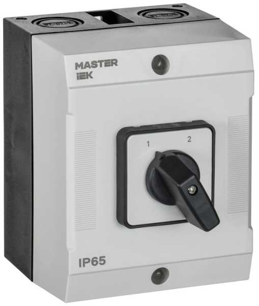 Переключатель кулачковый 10А (сх. 54) в боксе стандартная рукоятка IEK MI-CS20-010-054