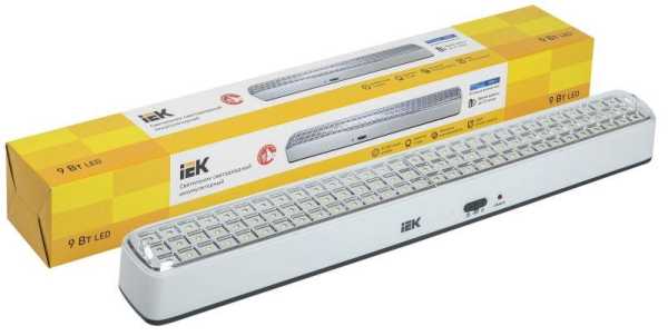 Светильник ДБА 3927 аккумулятор 15ч 9Вт LDBA0-3927-90-K01