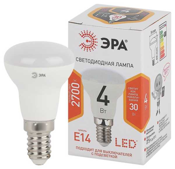 Лампочка светодиодная STD LED R39-4W-827-E14 Е14 / Е14 4Вт рефлектор теплый белый свeт Б0017225