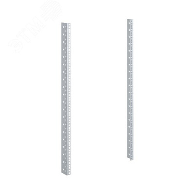 Вертикальные монтажные профили 20U, "L" для 19" IT-корпусов ДКС серии STI/CQE, 2шт R5VUG20L